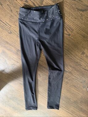 Rebel Athletic Girls Rhinestone Leggings